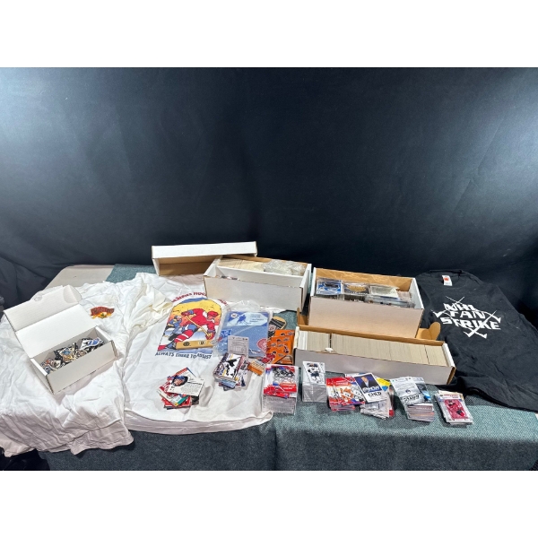 Hockey Cards & T Shirts