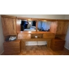 Image 2 : Large Queen Size Wooden Headboard w/ Shelves , Drawers, Mirrors & Lights to Light Up Your Nite!