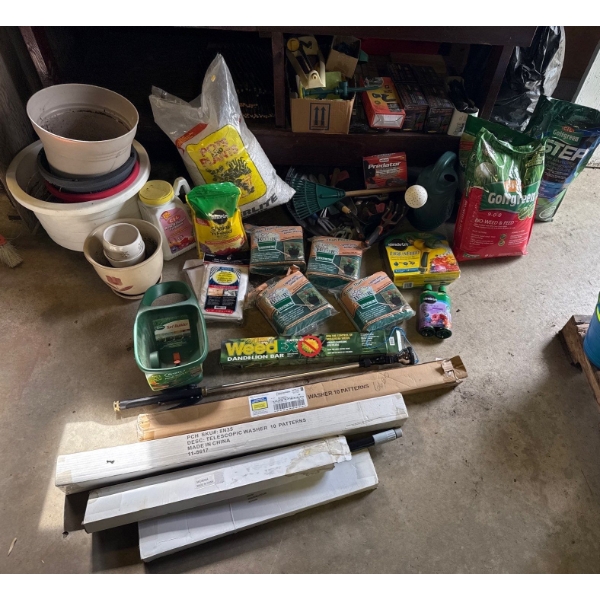 Large Yard Care Collection - Solar Lights, Washers, Gardening Supplies and Much More 