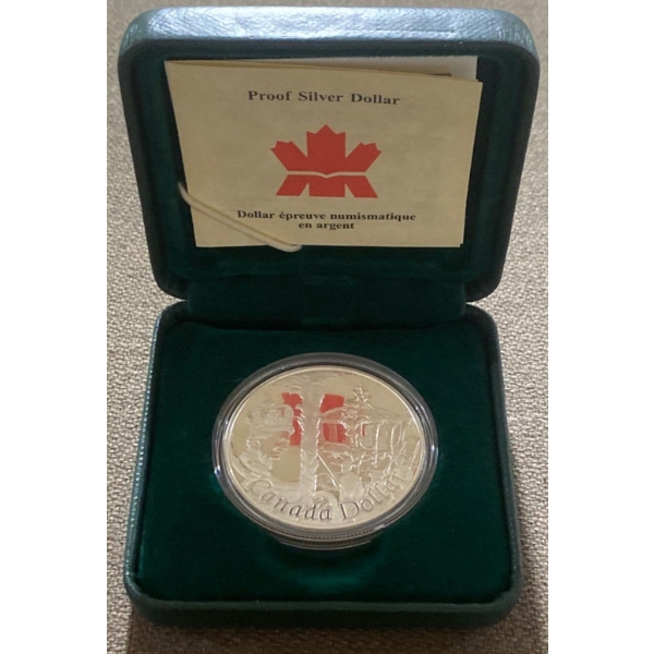 2002 Proof Dollar 92.5% Silver 25.175 Grams