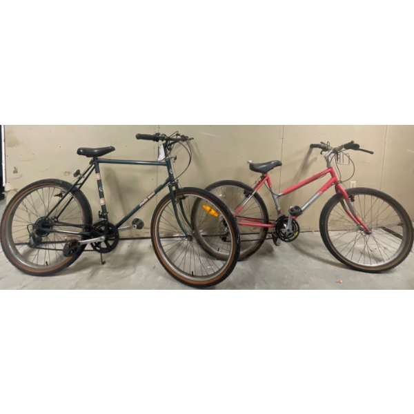 Two Vintage Bicycles   Woodlands & Trelle Wear Brands  