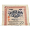 Image 2 : Collectible £100 Debenture Certificate Issued By The Egyptian Delta Light Railways Limited In 1904