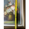 Image 7 : Original Oil Painting on Canvas " Floral Still Life " Artist Signed
