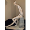 Image 4 : Nao By LLADRO Porcelain Sitting Harlequin Mandolin Player Sculpture  - 5W, 11D, 14T