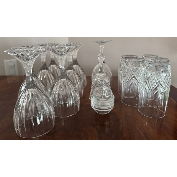 Show Stopping Lead Crystal Drinking Vessels & Dinner Bell