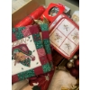 Image 6 : Vintage Holiday Decorations Including 1980s Ornaments, Linens, and Basket