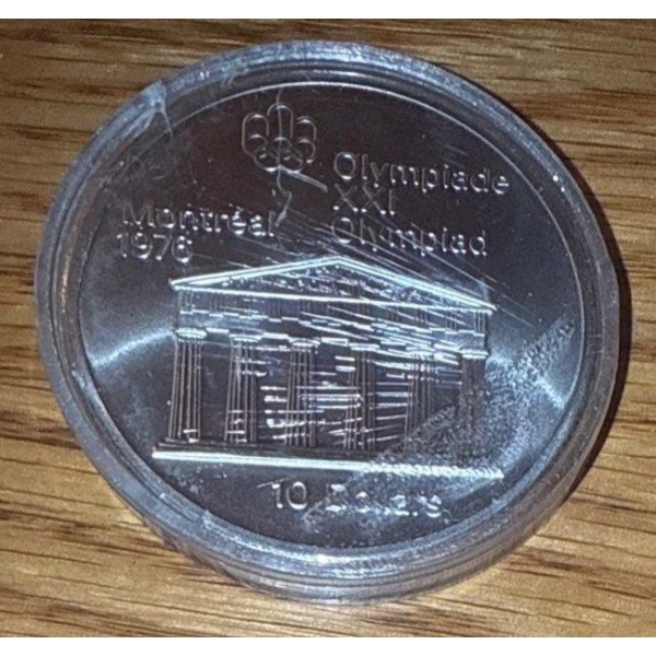 1974 Canada $10 Montreal Olympics Sterling Silver Coin 