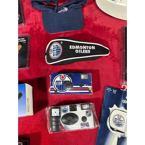 Collection of Oilers Golf Items