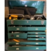 Image 1 : Beach Metal Tool Chest w/ Contents 20x11x19