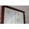 Image 2 : Pair of Decorative Mirrors w/ Leaf Etchings 12 X 37