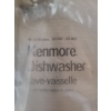 Image 3 :  Kenmore White Free Standing Dishwasher 18 W, 25.5 D, 36 T Model 587.14652200A (New)