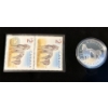 Image 2 : 2006 $5 Sable Island Horse Stamp & Fine Silver Coin Set 28 Grams