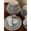 Image 3 : Noritaki Tahoe Contemporary Fine China 8 Piece Complete Serving Set