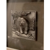 Image 4 : Lovely Pewter Style Nature Framed Art (2, 6x6 Each) w/ Animal Decor Items 