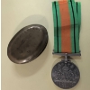 Image 1 : WWII Defense Medal with Ribbon and Engraved Metal Case