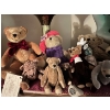 Image 2 :  Collection of vintage toy bears made by assortment of manufacturers Boyds bears cottage collectable