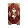 Image 8 : Chinese Jewellery Box with White Jade Inlays and Brass Fittings