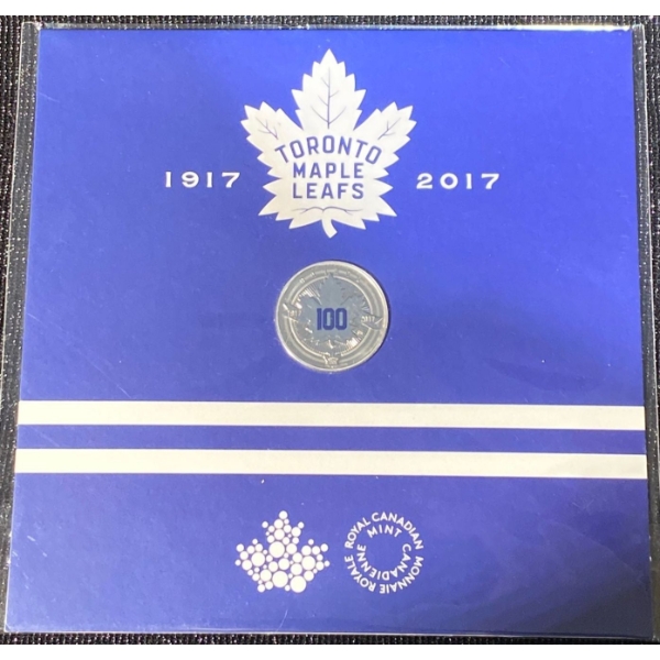 2017 Toronto Maple Leafs $3 Fine Silver Coin