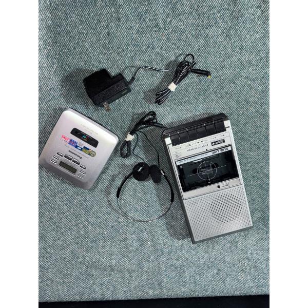Cassette Recorder + Panasonic CD Player