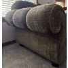 Image 4 : Luxury Oversized Plush Sofa - Tufted Olive Upholstery 2 Seater 69x41x40