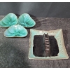 Image 1 : Blue Mountain Pottery: Serving Dish: 12", Widest Points and Ashtray 10 X 10