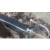 Image 3 : Aluminum Extension Ladder, Steel Wheelbarrow, and Metal Tow Bars Lot