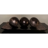 Image 2 : Decor Charms - Spherical Shelf Art On Platter w/ Oblong Rock Garden 17'Long