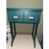 Image 6 : Steelmaster Two-Drawer Metal Filing Cabinet Table with Accessories