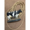 Image 1 : Metal Cow Door Stopper & Lasso