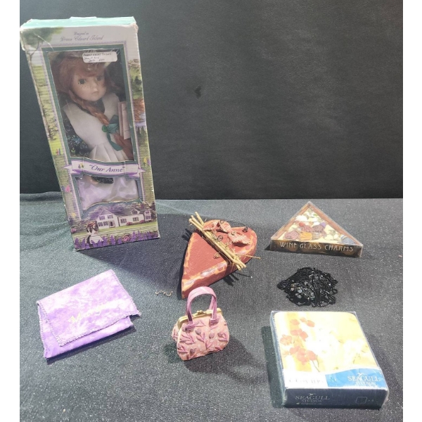 Anne of Green Gables Doll and Collectibles Lot