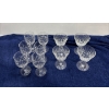 Image 2 : Crystal Stemware - 4 are 4.5H, 6 are 5H