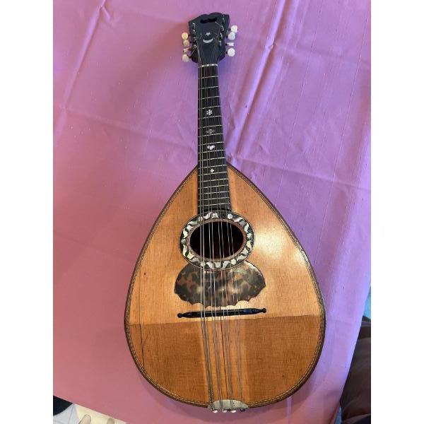 Beautiful hand crafted bowl-back mandolin Made by Carl Marz ErFurt 1894 . Has 1 small crack . 