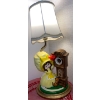 Image 2 : Vintage Whimsical Child's Lamp/ Clock 24T w/ Assorted Playroom Decor 