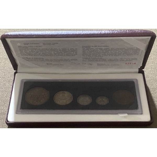 1998 90th Anniversary Proof Coin Set 92.5% Silver  20.917 Grams