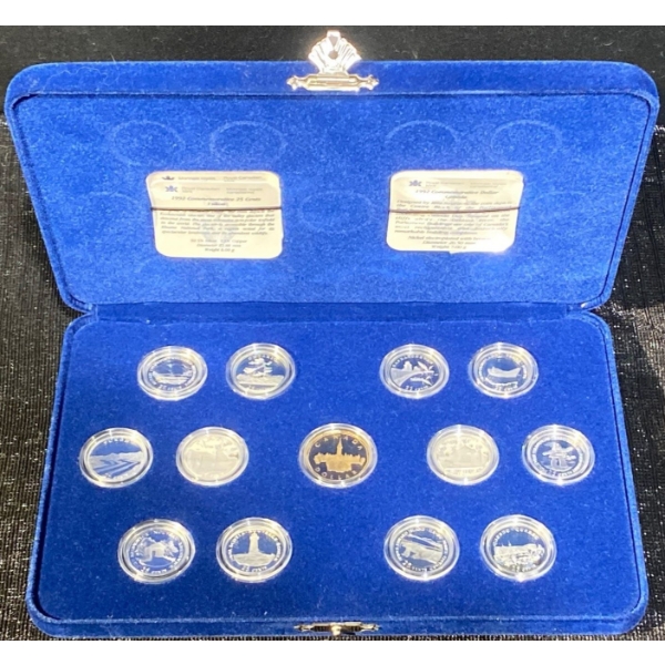 1992 Royal Canadian Mint 125th Anniversary 13-Coin Proof Set 92.5% 2.1 Troy Ounces