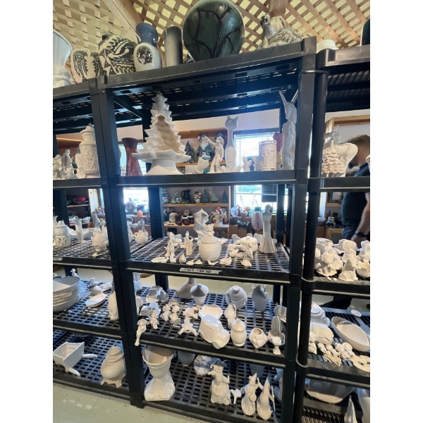 all ceramic items and rack included