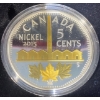 Image 2 : 2015 5-Cent Legacy of the Identification of Nickel Fine Silver Coin 31.83 Grams