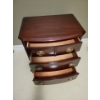Image 2 : MALCOM Mahogany Bedside Chest Of Drawers 25x15x25