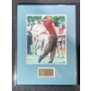 Image 1 : Framed Tiger Woods Autographed Photo With Certificate of Authenticity