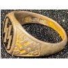Image 3 : German Waffen SS Officer Ring Marked A.B 83.5% Silver 