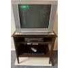 Image 1 : 16' SONY Rear Projection TV Mo.KV-20FS100/TOSHIBA DVD Player/CITIZEN VHS w/ Stand 