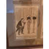 Image 4 : Framed Set of Four Vintage-Style Comedic Prints