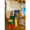 Image 2 : Vintage Seamstress Paterns w/ Chunky Wool & Assorted Sewing Supplies 