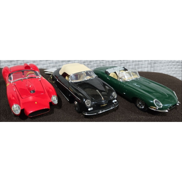 3 Franklin Mint Diecasts (missing a few pieces)