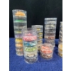 Image 2 : Large Collection of Beads/Pins for Jewelry Making, Container Diameter is 2.75"