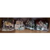 Winter Holidays - Set of 4 Light Up Houses 