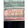 Image 4 :  1954 Bank of Canada two dollar bill one dollar bill Sn#        D/L748999 & 2 Consecutive 1$ bills 