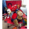 Image 4 : Cars Folding Camp Chair w/ Toy Chest Baby Building Blocks Bicycle Helmet & More