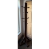 Image 1 : Solid Wood Entry-Way Railway Spike Coat Tree/Rack  Rustic To Refined  7ft Tall