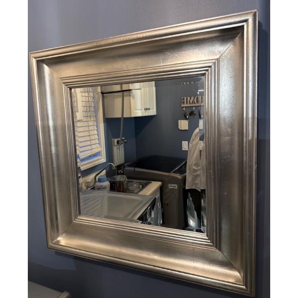 Modern Framed Hall Mirror 25x19